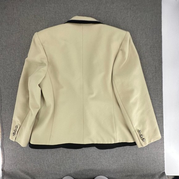 Vintage Emily Blazer Beaded Floral Detail Long Sleeve Button Closure Plus 16W‎ - Picture 12 of 15